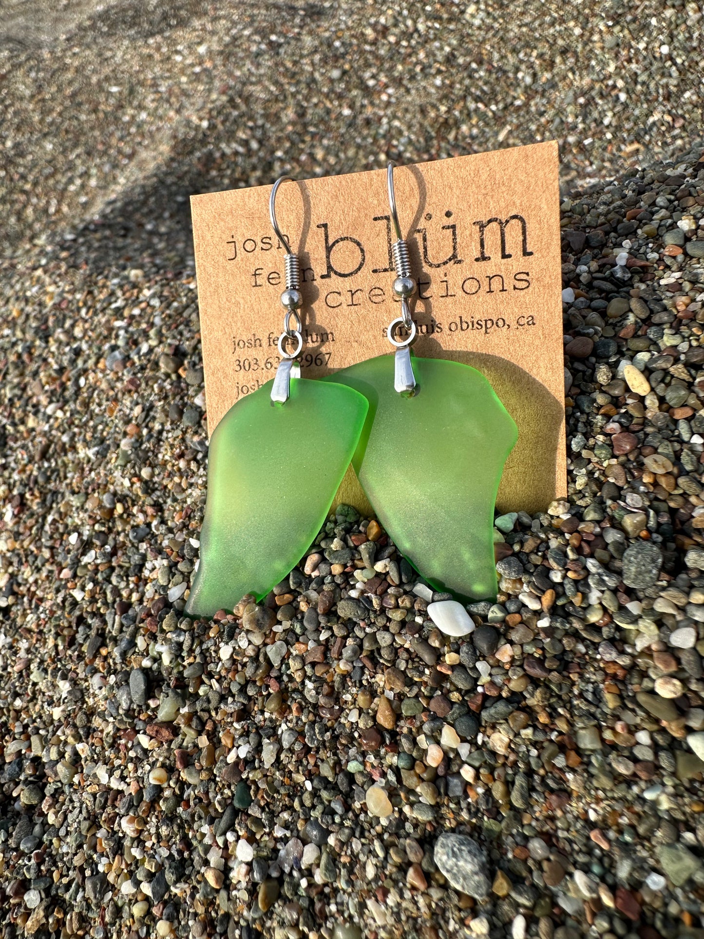Sea Glass Earrings
